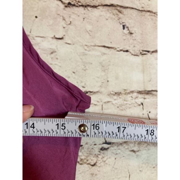 Linea Donatella Nightgown Womens‎ Medium Berry Satin & Lace Babydoll Romantic - Picture 10 of 15